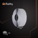 Ruhhy Self-Adhesive Hook and Loop Tape 5m x 5cm, Black