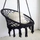 Luaro Stork Nest Hanging Chair, 80cm, Black, up to 150kg