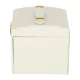 Large Jewelry Box Organizer with Drawers and Mirror, White