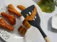 12-Piece Silicone Kitchen Utensil Set with Wooden Handles and Holder