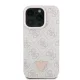Guess Leather Metal Logo Strass Crossbody Case for iPhone 16 Pro Max - pink