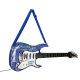 Kids Electric Guitar Toy with Amplifier and Microphone, Blue