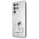 Karl Lagerfeld Samsung Galaxy S21 Ultra case Choupette Fun, transparent