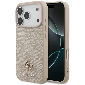 Guess 4G Small 4G and Classic MagSafe Phone Case Cover iPhone 17 Pro - Pink