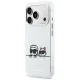 Karl Lagerfeld IML Karl & Choupette MagSafe Case for iPhone 17 Pro, White
