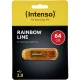 USB Flash Drive Intenso Rainbow Line 64GB USB 2.0, Orange