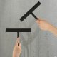 Shower Squeegee with Silicone Blade, Black