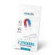 Forever Metal Plates for Magnetic Mount (2 pcs.), White