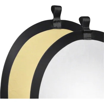 Walimex Foldable Reflector, Gold/Silver, Ø56cm