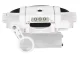 Headband Magnifier with 3 LED Lights and Interchangeable Lenses, 1.5x - 11.5x, Black/White