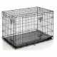 Pethaus Metal Dog Kennel Cage with Bed, Size M, 91 x 57 x 62 cm, PH-201