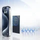 Powerbank Choetech SuperThin B708 2000mAh inductive 5W MagSafe / Qi - black