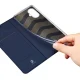 Dux Ducis Skin Pro Wallet Case for Realme 10 Pro with Card Slot & Stand, Blue