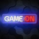 GAME ON LED Neon Sign by Forever Light, USB Wall Light for Gaming Room Decor, Multicolor