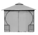 2-in-1 Garden Gazebo 3x3 m with Mosquito Net and Side Walls MultiGarden