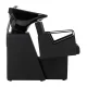 Hairdressing Wash Unit Hair System Duplex Noir, Black