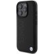 BMW Leather Hot Stamp Case for iPhone 16 Pro - Black
