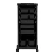 Gabbiano 68B Hairdressing Trolley, Black