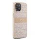 DKNY iPhone 15 Plus / 14 Plus Case Mono Stripe & Metal Logo, Pink