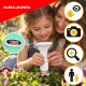 Kruzzel 1000x Kids Digital Microscope with 2.0\" IPS Screen, White
