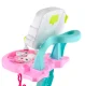 Iso Trade 26556 Kids Doctor Play Set with Trolley, Blue-Pink