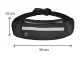 Running Belt with Pockets and Bottle Holder, Black