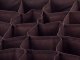 Underwear and Socks Drawer Organizer, 20 Compartments, Brown