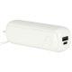 KX3075 Portable Mini Fan with Power Bank, USB-C, White