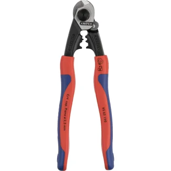 KNIPEX Forged Wire Rope Cutter 95 62 190, 190 mm