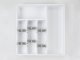 Pull-Out Cutlery Storage Tray for Drawers Organizer with 5 Compartments