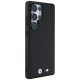 BMW Leather Carbon MagSafe Case for Samsung Galaxy S25 Ultra - Black