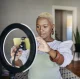 LED RGB Ring Light 30cm with 210cm Tripod, Black