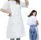 White Kitchen Apron, 70x60 cm