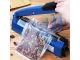 Impulse Hand Sealer for Plastic Bags and Film, 300mm, Blue
