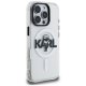 Karl Lagerfeld IML Karl Sketch Logo MagSafe Case for iPhone 16 Pro Max, Clear