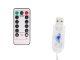 Zvaigžņu gaismas virtene 138 LED RGB USB, daudzkrāsaina