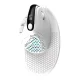 Delux M618XSD BT+2.4G RGB Wireless Vertical Ergonomic Computer Mouse, White