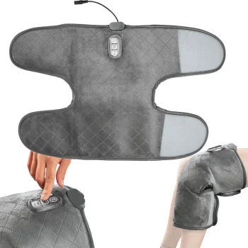 Heating Knee Massage Wrap, 5 Modes, Grey