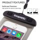 Waterproof Phone Case Cover Pouch Dry Bag for Phone, 21 x 11.5 x 1.2cm, Black