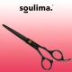 Soulima 21461 Hairdressing Scissors, Black