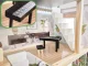 LULILO Wooden Play Dollhouse with Furniture and LED Lightning, 78cm