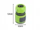 DIVODV 1/2\" Garden Hose Quick Connector, Green/Black