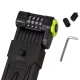 Trizand 25733 Folding Combination Bike Lock, Black