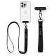 Tech-Protect C65 2-in-1 Phone Lanyard, Black