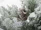 Small Artificial Christmas Tree with Snow, 45 cm, Green