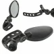 MTB Rearview Bike Mirrors Set of 2, Black