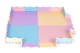 IPLAY Foam Puzzle Play Mat for Kids with Fence 24 Tiles 141.5x141.5 cm Colorful
