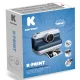 Kidywolf K-PRINT 418270 Instant Camera with Selfie Function, Blue