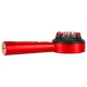 Electric Scalp Massager Brush and Oil Applicator with Infrared Light, USB, Red