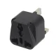 Maclean MCE154 EU to UK Power Adapter, Black